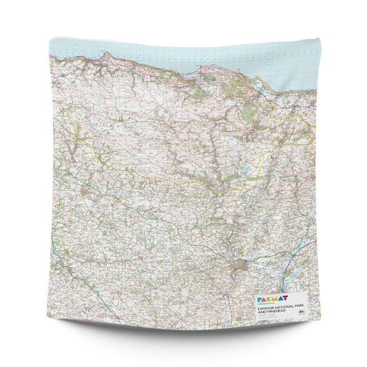 Exmoor & Minehead Family PACMAT Picnic Blanket