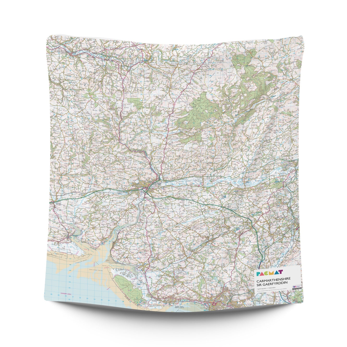 Carmarthenshire Family PACMAT Picnic Blanket