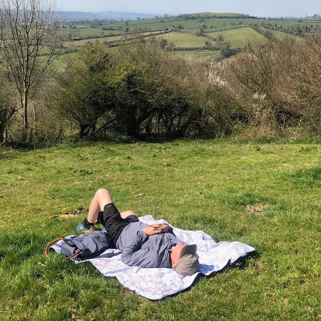 Mendips & Glastonbury Family PACMAT Picnic Blanket