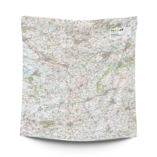 Mendips & Glastonbury Family PACMAT Picnic Blanket