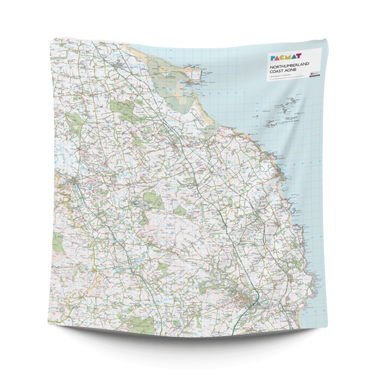 Northumberland Coast AONB Family PACMAT Picnic Blanket
