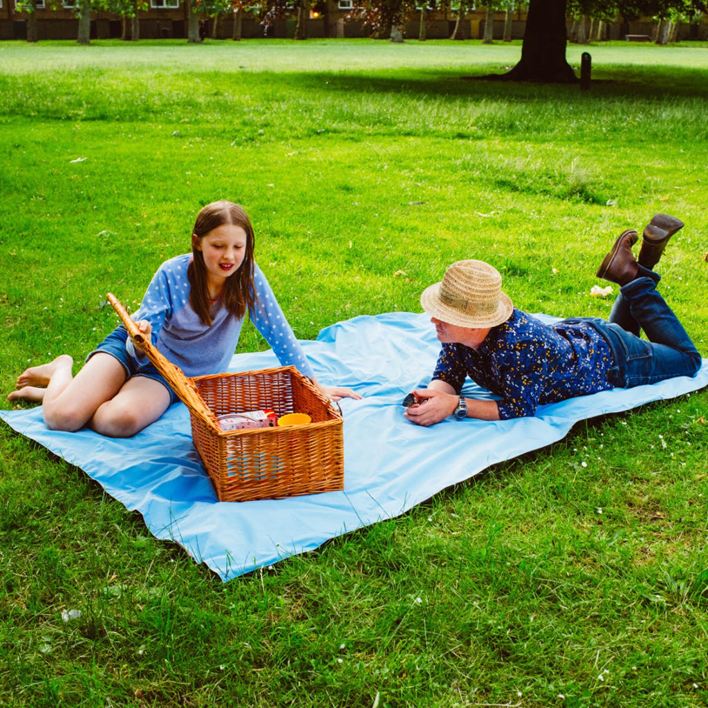Colour Block Waterproof Picnic Blanket, XL