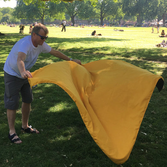 Waterproof Block Colours Picnic Blanket, Family Size