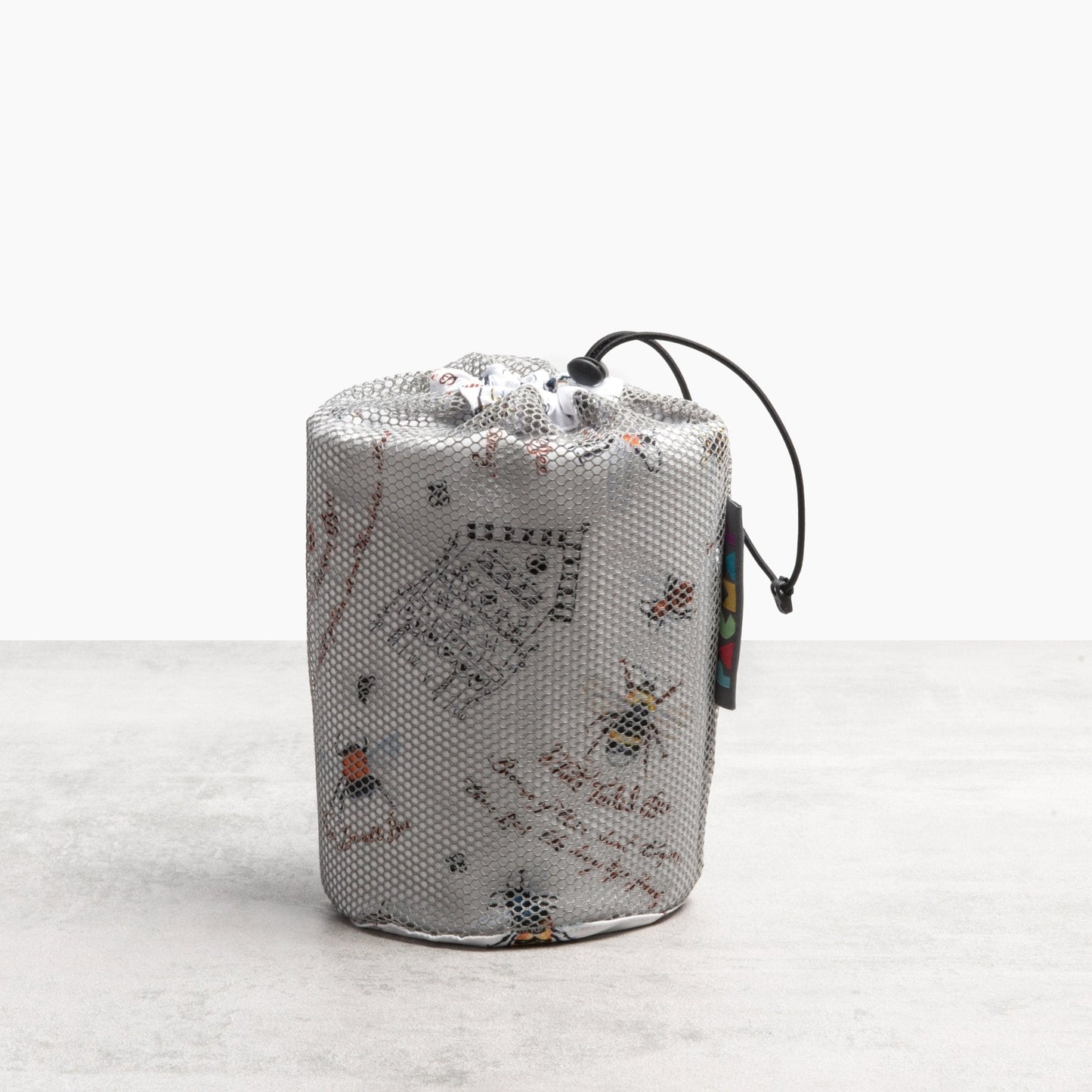 Bee Print Waterproof Picnic Blanket, Recycled Material, Family Size