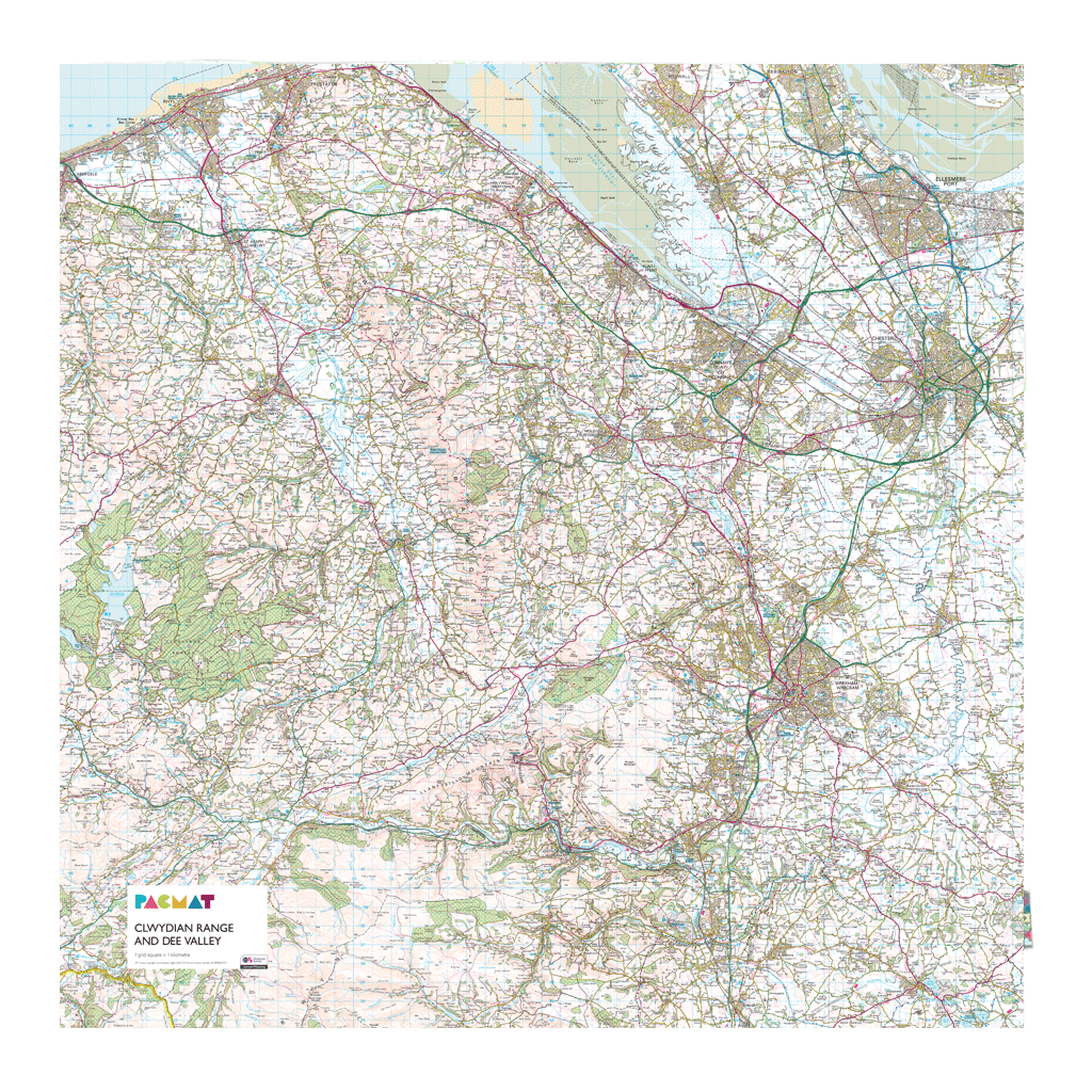 Clwydian Range and Dee Valley Family PACMAT Picnic Blanket